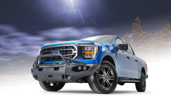 Передний бампер с центаральной дугой Matrix Ford F-150 21-22 Fab Fours FF21-X4752-1