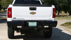 Fab Fours CH11-T2150-1 Black Steel Rear Bumper Chevrolet Silverado 2500/3500 11-14